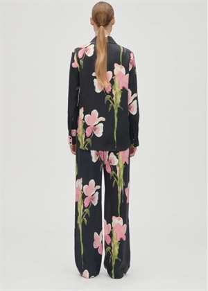 Elasticated long dry viscose pant Melting Flowers Stine Goya 